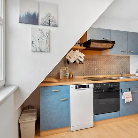 דירה Am Hainich - 59m2, 4 Personen, Kueche, Netflix, Parken, Hunde Willkommen, Nationalpark Horselberg-Hainich
