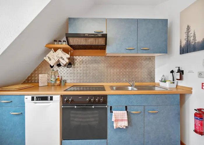 Am Hainich - 59m2, 4 Personen, Kueche, Netflix, Parken, Hunde Willkommen, Nationalpark Daire Horselberg-Hainich