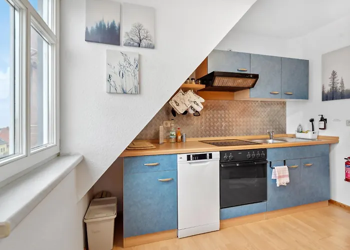 Daire Am Hainich - 59m2, 4 Personen, Kueche, Netflix, Parken, Hunde Willkommen, Nationalpark Horselberg-Hainich